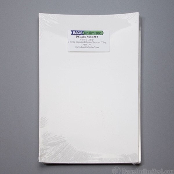 POLYESTER (Mylar) Sleeve 2mil with